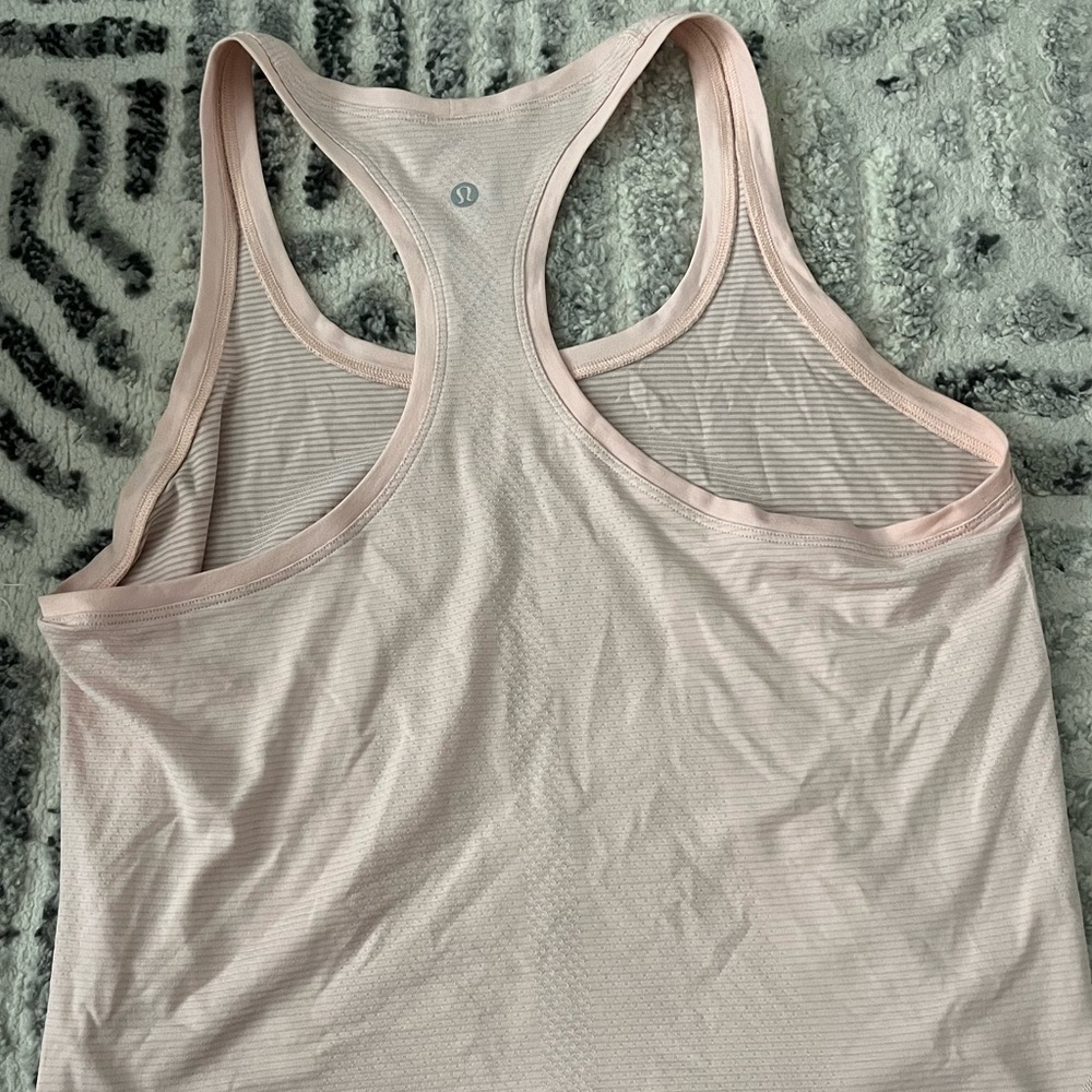 LULULEMON BLUSH PINK RACER BACK TANK